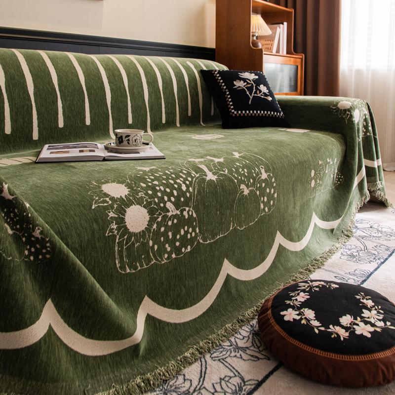 Полотенце для дивана в скандинавском стиле из шенилла, чехол для дивана, всесезонный универсальный чехол для дивана с защитой от царапин от кошек, одеяло для дивана