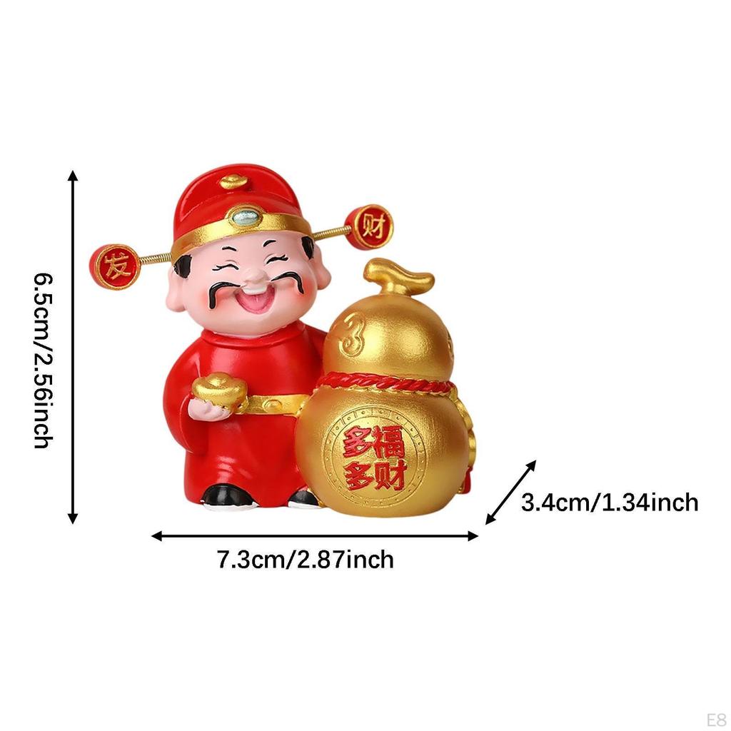 God Statue, , Collector's Item, Ideal Gift, Feng Shui Figurine, Desk Decoration for Parties,