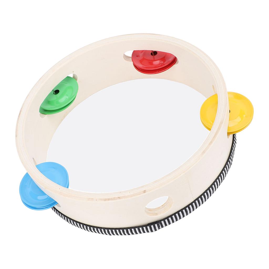 Тамбурин барабан для детей и взрослых ручной музыкальный образовательный ударный инструмент 6 дюймов