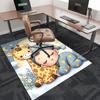 1pc Giraffe Print Chair Mat, Non-Slip Carpet for Office Chairs, Suitable for Home Decor, Living Room, Bedroom, Game Room, Festive Gift, All Seasons Un