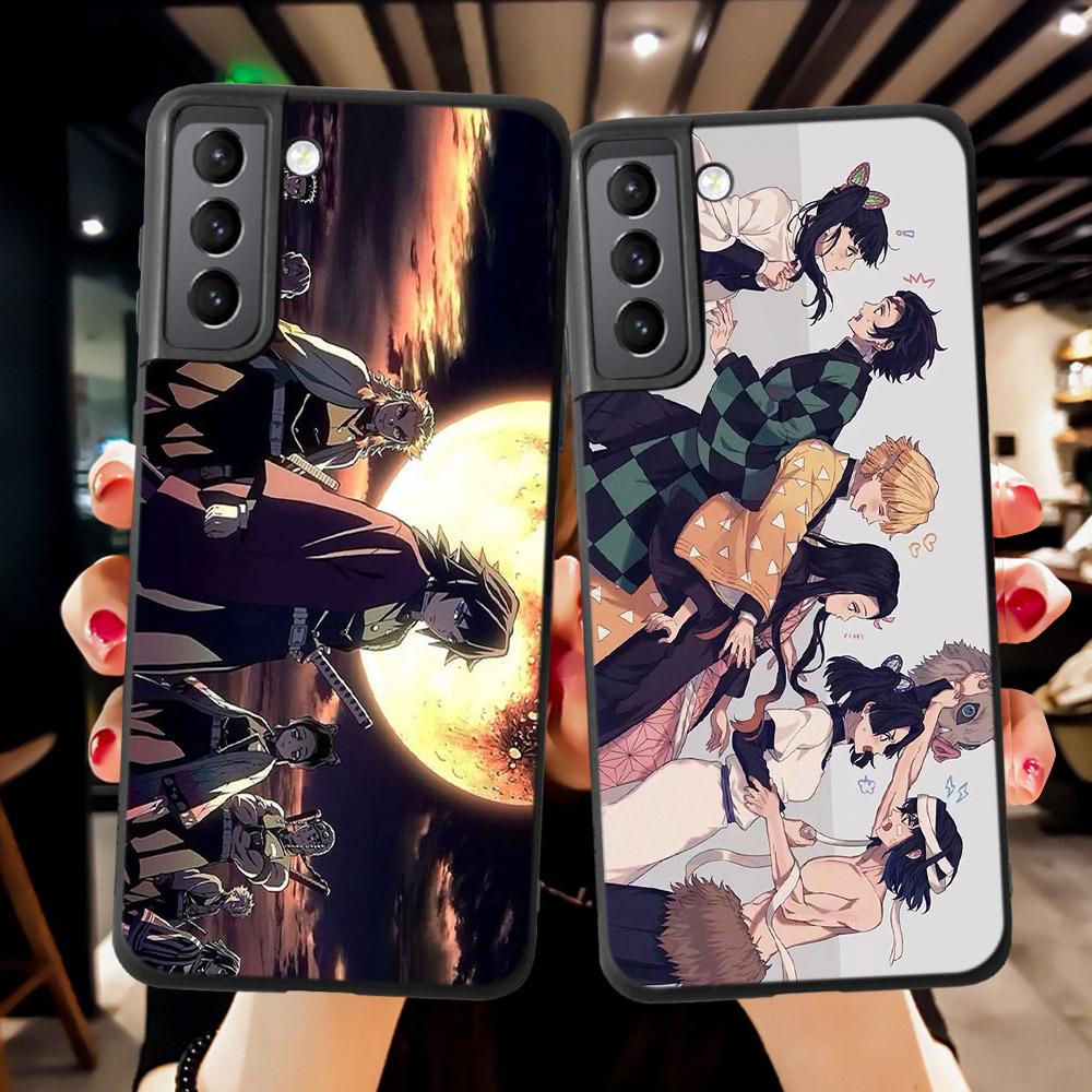 Чехол аниме «Убийца демонов» для Samsung Galaxy S9 S8 S10 S21 S22 S20 Plus Ultra S21fe S10 Lite S10e Note 20 10plus, мягкий чехол для телефона