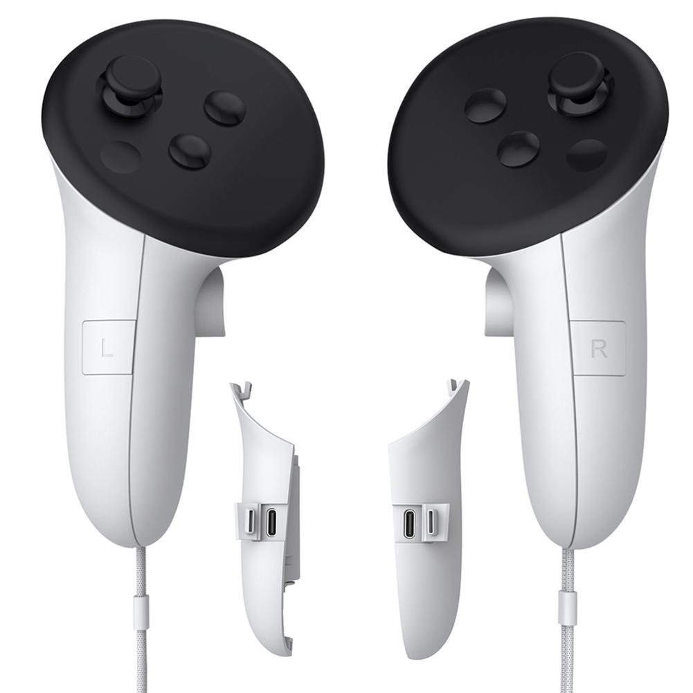 VR Controller Battery Pack Right Left Rechargeable Battery Cover for Meta Quest 3S/3 VR Headset Controller