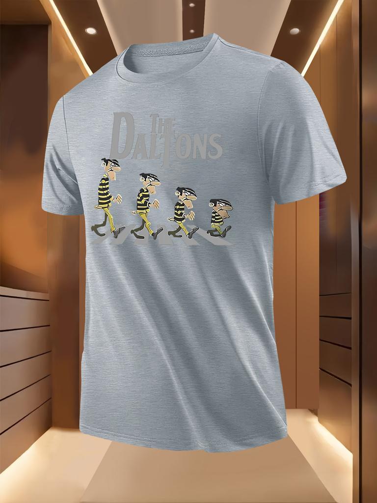 Short Sleeve Tshirt with The Daltons Graphic Print and Ca...