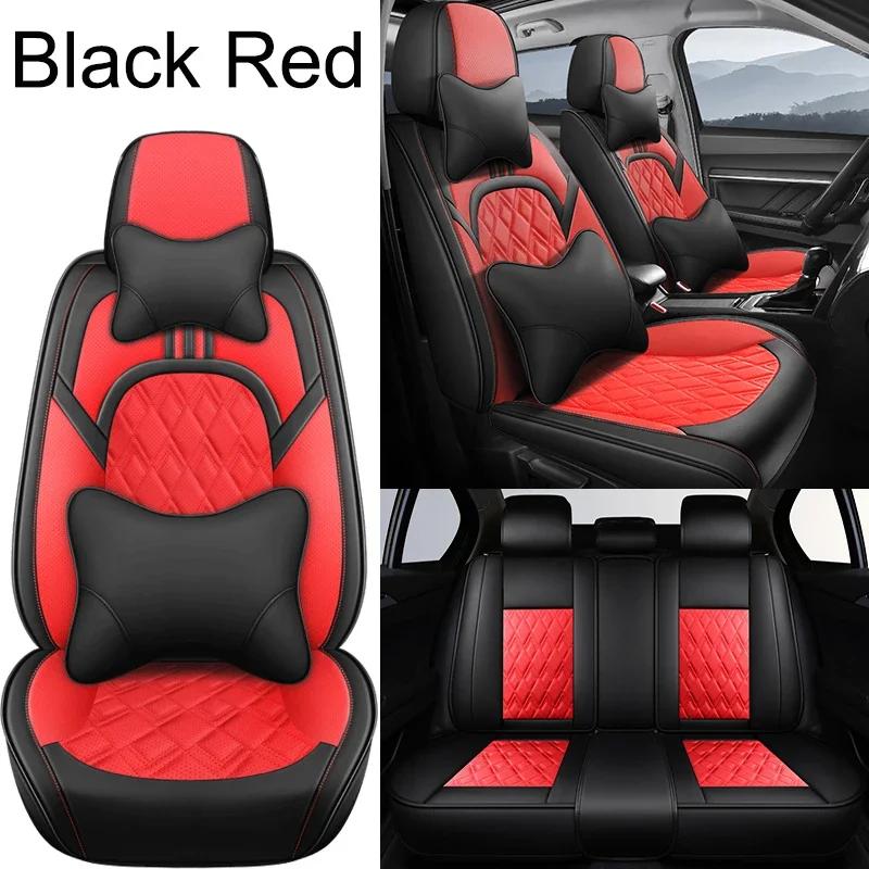Высококачественная 3D универсальная накидка на автомобильное сиденье из искусственной кожи для MITSUBISHI Outlander ASX Eclipse Lancer Pajero Автоаксессуары