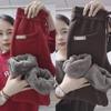 Женские плюшевые утолщенные шаровары - 2023 Осень/Зима Корейский стиль, свободная и облегающая повседневная одежда