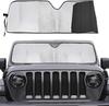 Big Ant Windshield Sun Shade for Jeep Wrangler TJ JK JL Gladiator JT Door Block UV Sun Visor Protector Car Sunshade Keeps Your Car Cool Car Window