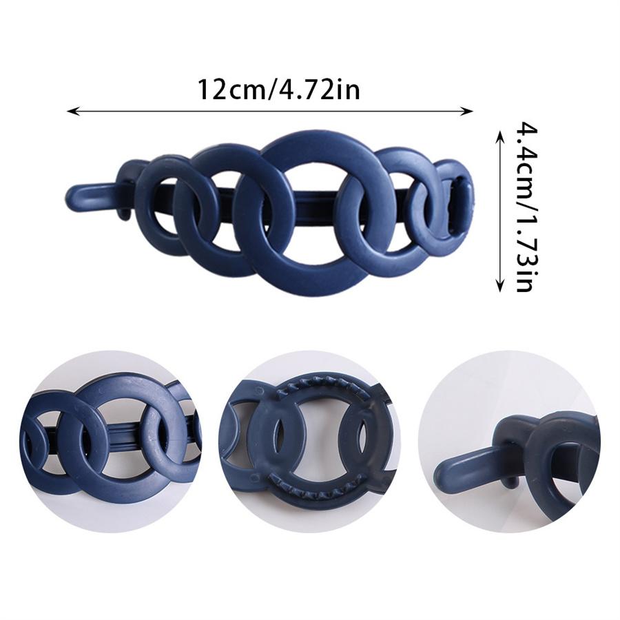 Новая модная заколка для волос для женской затылочной части, заколка-банан, вертикальная заколка, высококлассный плетеный зажим, головной убор, темпераментная заколка для хвостика