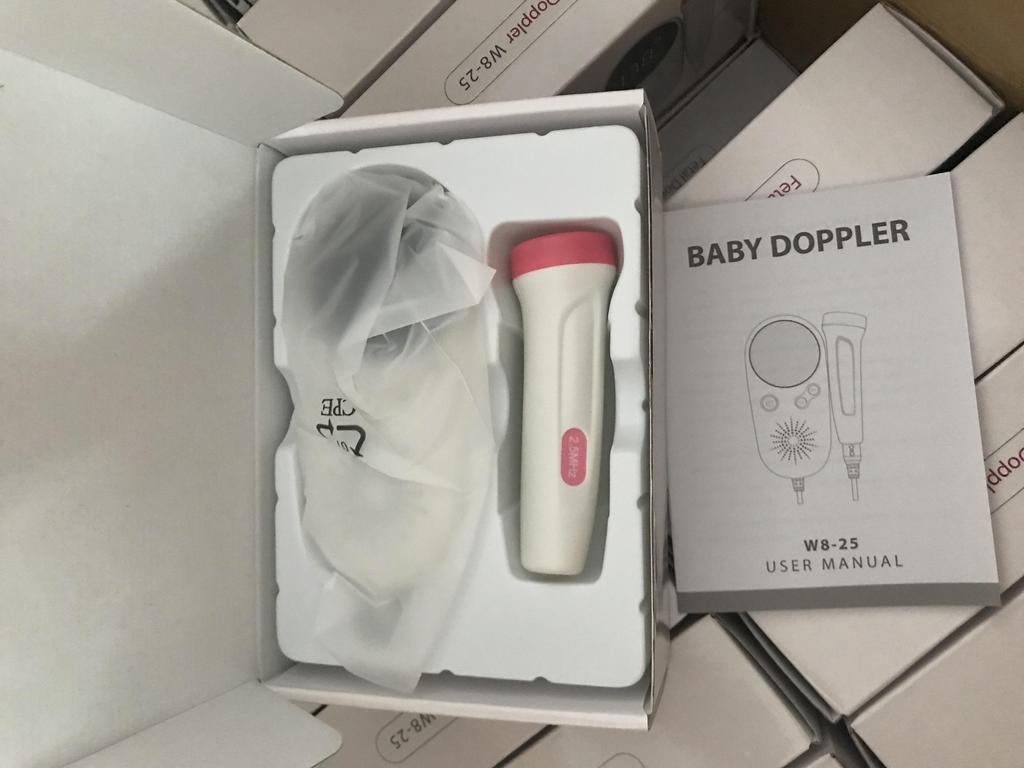 Портативный семейный допплеровский монитор для беременных, допплеровский домашний сонарный детектор, детектор сердечного ритма плода с ЖК-дисплеем