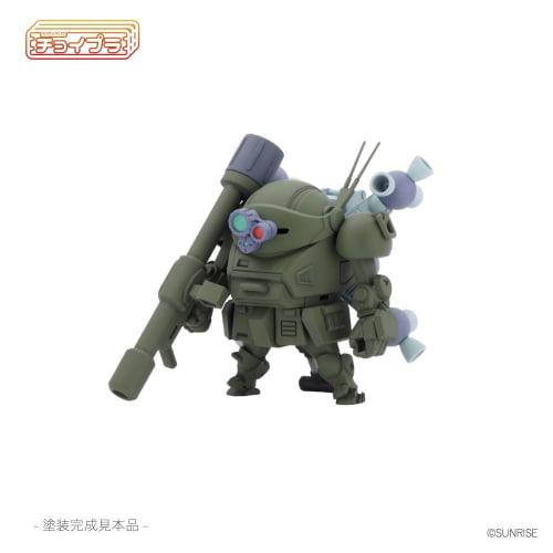 Cavico Choipla Series Armored Trooper Votoms ATM-09-ST Scopedog Round Mover Equipped Space Combat Version, Approximately 45mm Tall, Non-Scale Plastic