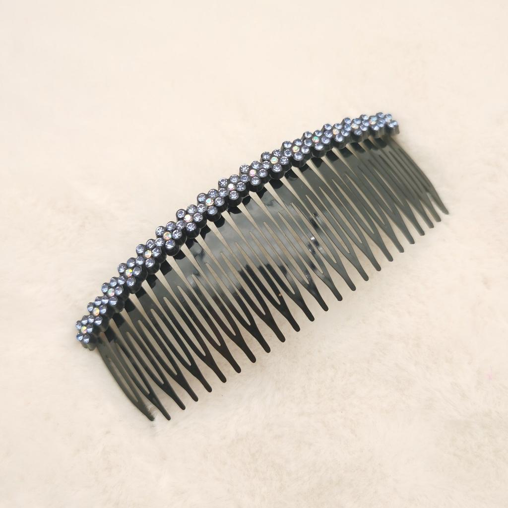 Hair Side Combs French Hair Comb Straight Teeth Hair Hairpins Hair Side Comb Bridal Wedding Veil Comb Hair Accessories Headwear