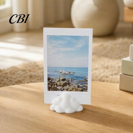 Living Room Photo Decor 5Pcs 3D Printed Stand, Decorative Display Rack, Lovely Cloud Shape Picture Stand Holder for Photos Leaf Artwork Hand Paintings