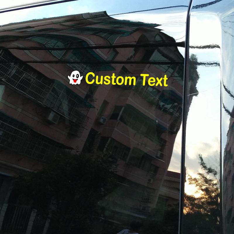Fun Custom Text Stickers Decals For Snapchat Car Rear Windshield Motorbike Drop Shipping