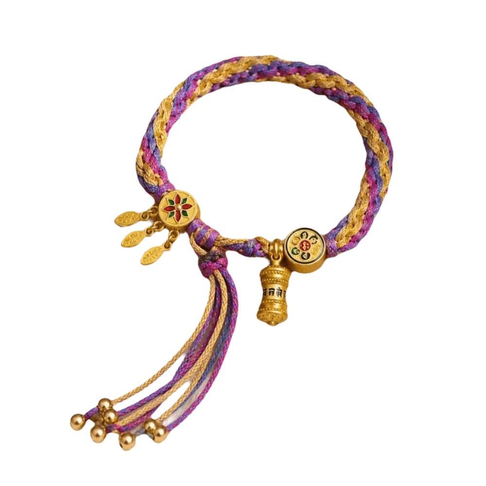 Synthetic Fiber Cord Vintage Bracelet Multi-color Adjustable Bracelet Bracelet  All Seasons