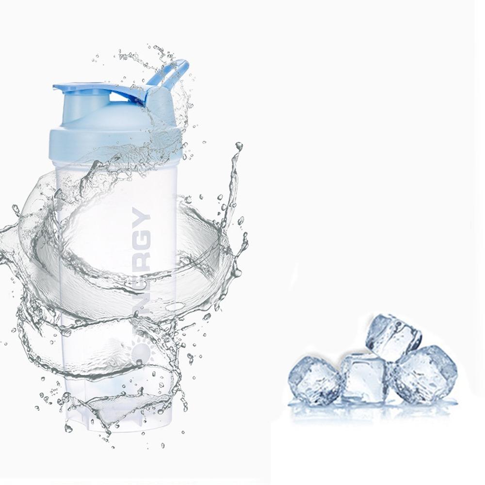 700 мл/23 унции Высококачественный шейкер для протеинового порошка Посуда для напитков Портативная дорожная бутылка с защитой от протекания Бутылка для напитков Чашка для сока