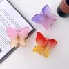 Colorful Butterfly Hair Claw Clip Matte Hairpin New Barrette Women