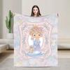 Precious Moments   Одеяло  Теплое Эстетичное Плюшевое Пледовое Одеяло Для Детей Гостиной Фланелевая Постельная Простыня Покрывало