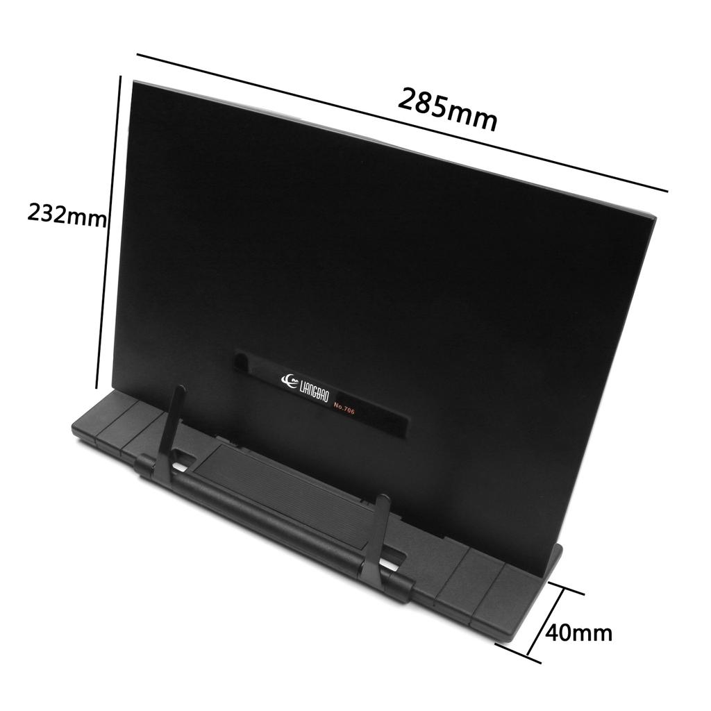 Складная Настольная Пюпитр Портативная Поваренная Книга Планшет Книга Чтение Металлическая Подставка Держатель Кронштейн Черный