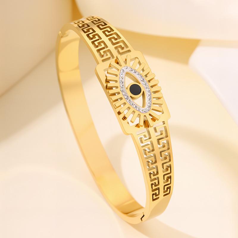 New Greek Eyes Female Noble Hollow Devil Eyes Light Luxury Style Jewelry Bracelet