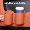 Car Cup Holder Seat Back Organizer PU Leather Beverage Drink Storage Pouch Organizer Car Seat Pocket Organizer Case