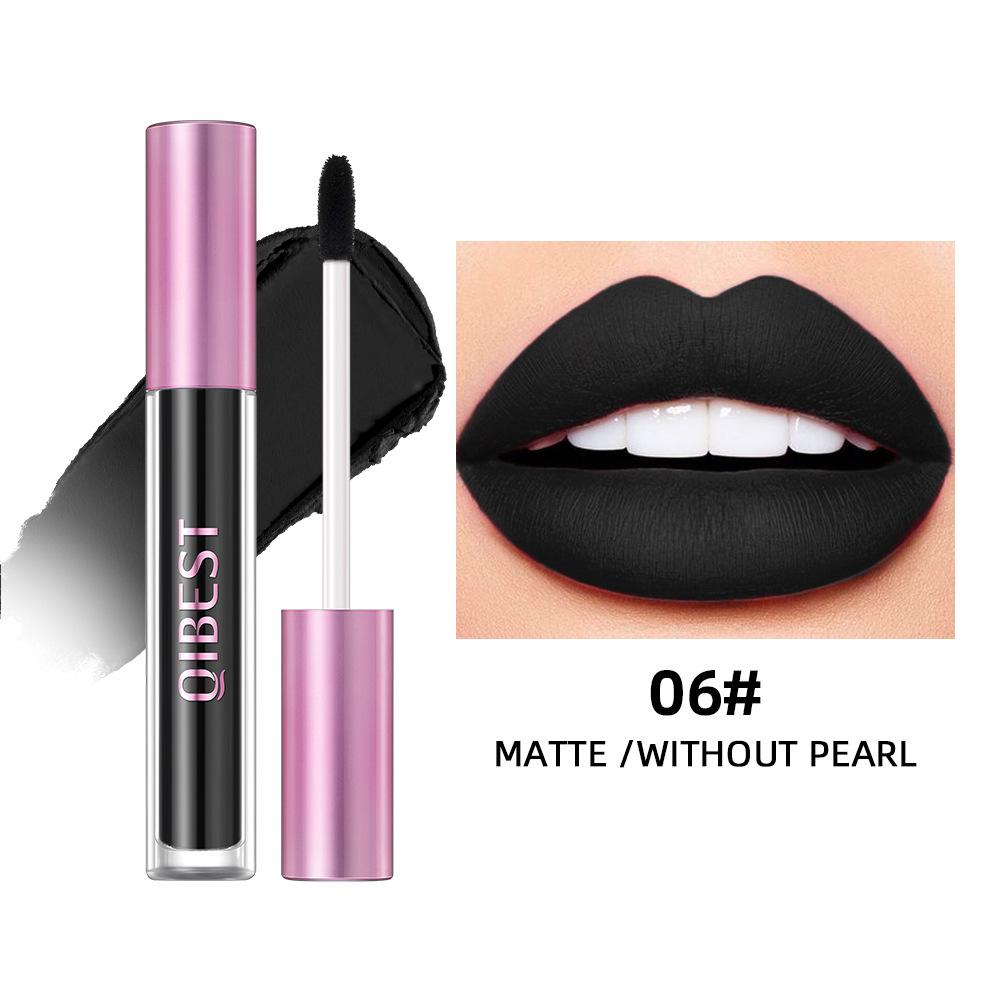 Матовая бархатная матовая помада с антипригарным покрытием, не выпадает, легко окрашивается, питательная, долговечная помада для макияжа