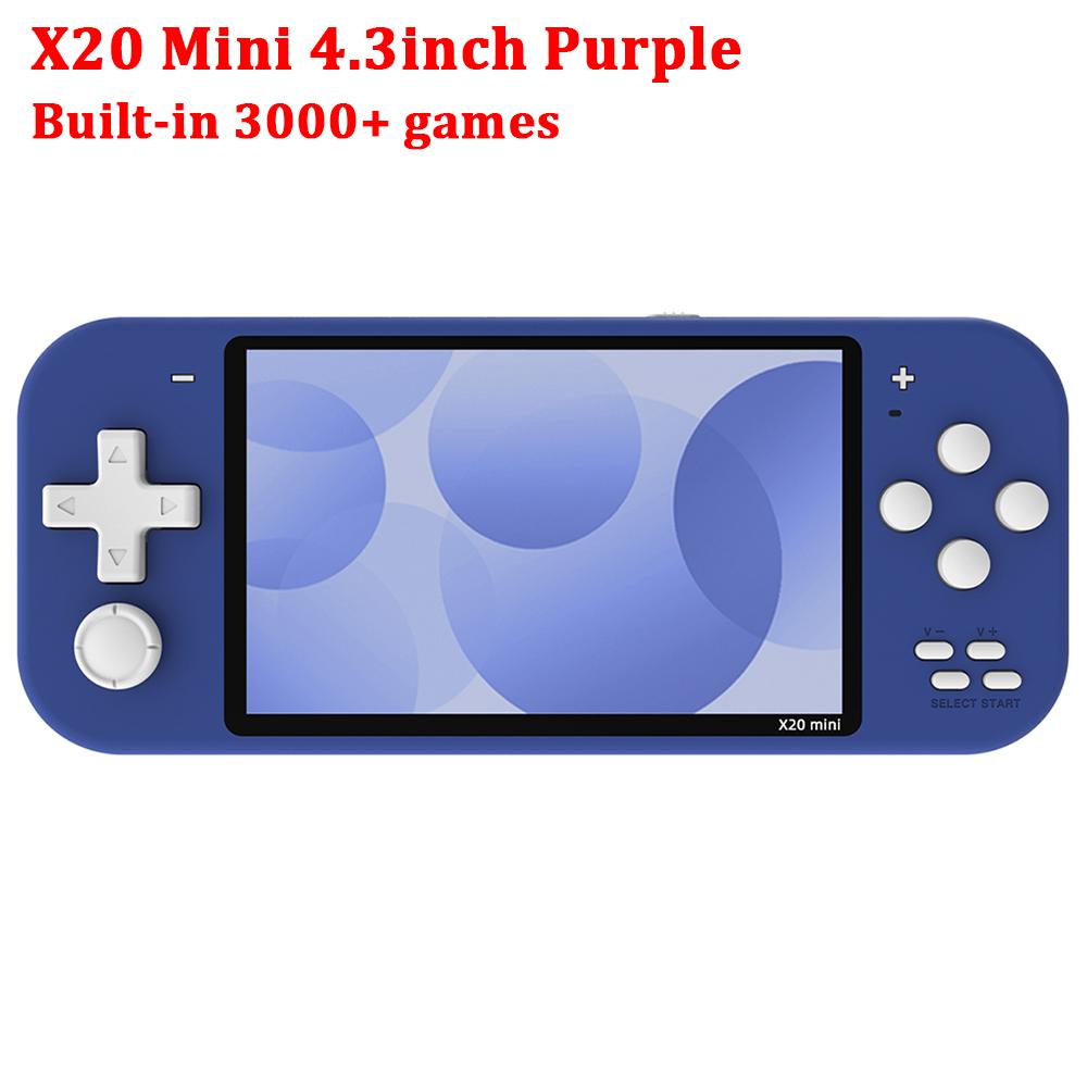 Портативная портативная игровая консоль X7/x7 Plus/x12/x12 Plus, 4,3/5,1/7,1-дюймовый HD-экран, игровой плеер, встроенный 10000+ классических игр