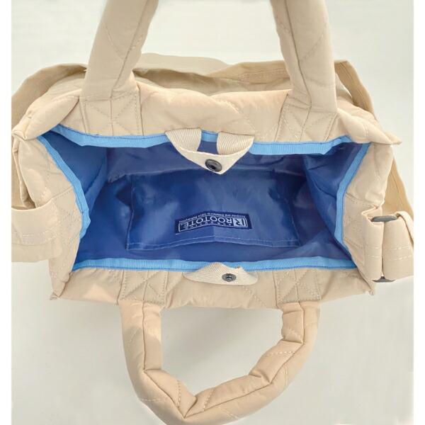 SNOOPY 2Way Quilted Mini Shoulder Tote Bag Beige