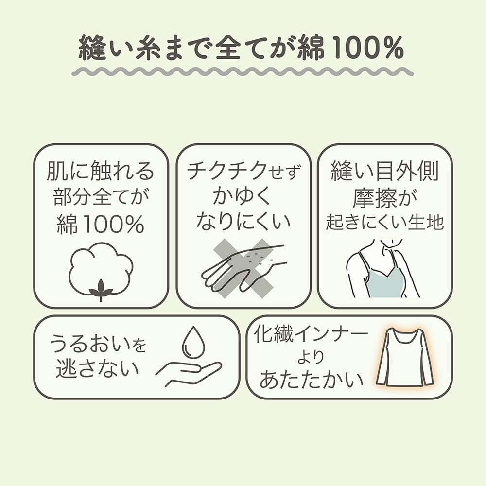 Belle Maison Хлопковая футболка с длинным рукавом и круглым вырезом, теплая, внутренняя, размер LL, женская, цвет Hotcot, молочно-белый,