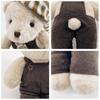 32cm Stuffed High Quality Classic Teddy Bear Plush Toys Cute Bear with Overalls and Pajamas  Dolls Lovely Gift for Girls