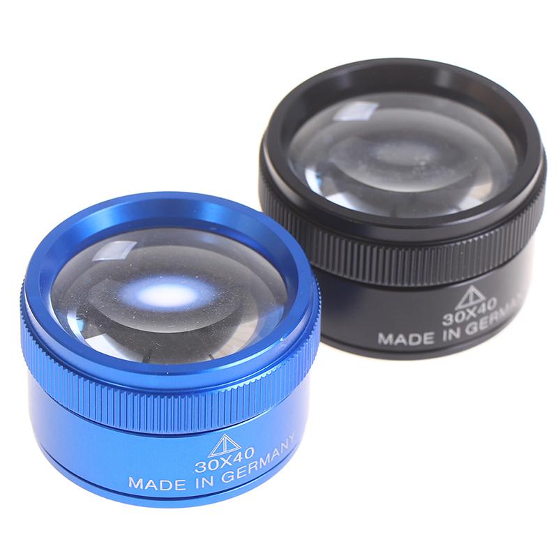 Premium 30X 40Mm Measuring Magnifier Magnifying Glass Lens Loop Microscope