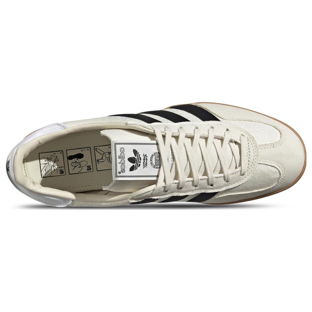 Adidas Кроссовки унисекс Gazelle Indoor Cream White Gum Core-черный песочный IG3677