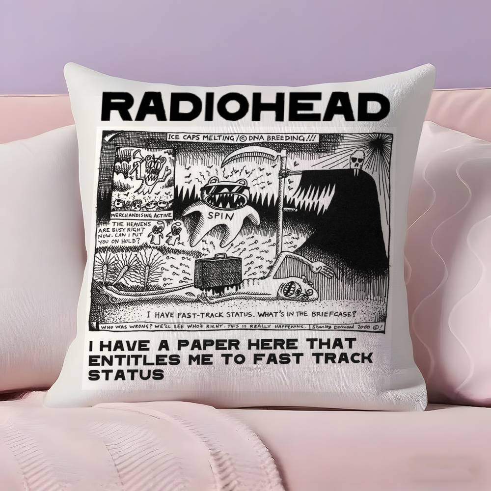 Наволочка Radiohead Ультрамягкая, приятная для кожи ткань, облачная мягкость и скрытая молния