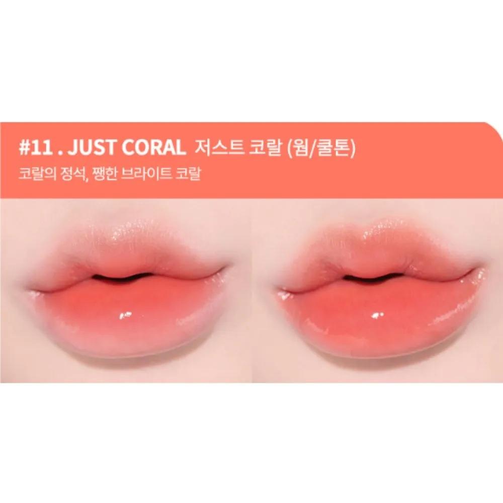 Heart Percent Lip Pencil Caramel Beige + Lip Tint Just Coral