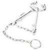 Cow Nose Pliers Stainless Steel Cattle Nose Ring Pliers with Chain Cattles Traction Clamp