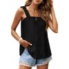 Женский весенне-летний однотонный сексуальный удобный жилет-топ на подтяжках