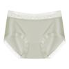 Breathable Low-Waist Ice Silk Women's Lace Briefs - Seamless, Invisible, Antibacterial, Sexy, Polylactic Acid