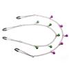 3pcs types Metal Jingle Bell Nipple Clamps Breast Clips Adult Game Fetish Flirting Teasing Sex toys for Couples Women Man Lover