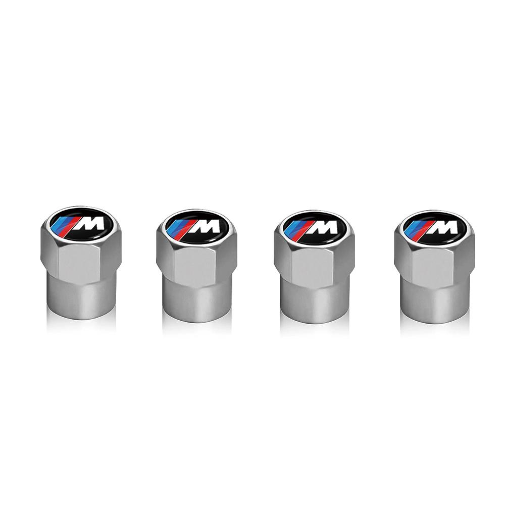 BABD1 For BMW New 4Pcs Car Wheel Tire Valve Caps Air Stem Covers for BMW M E34 E36 E60 E90 E46 F10 F20 F30 X5 X6 X1 M3 M5 M6 E71 Acce