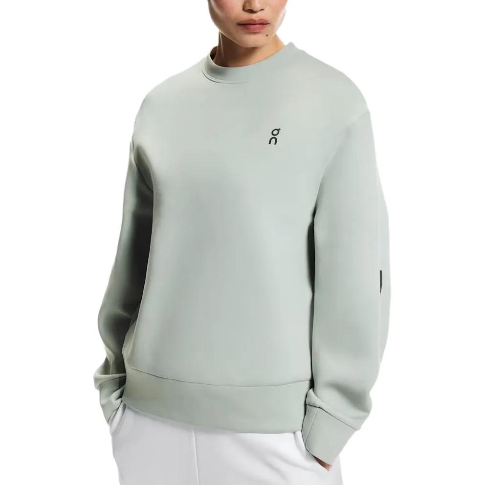 On Sweatshirt Women's Mineral Green (Unisex) Sweatshirts 1WF30380229 | Mineral