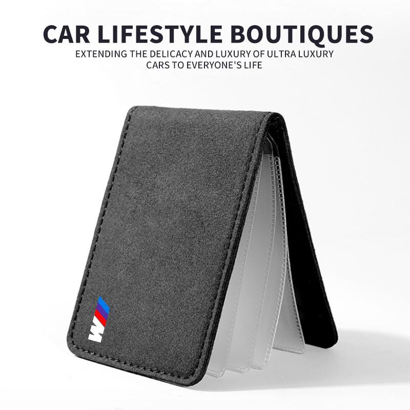 New Car Driver License Cover Leather Car Driving Documents Case Credit Card Holder For BMW 5 Series E12 E28 E34 E39 E60 E61 F10 F11 G30 G31