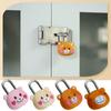 Пластиковый навесной замок Медведь Мультяшный медведь Замок Мини-замок для шкафчика Студент