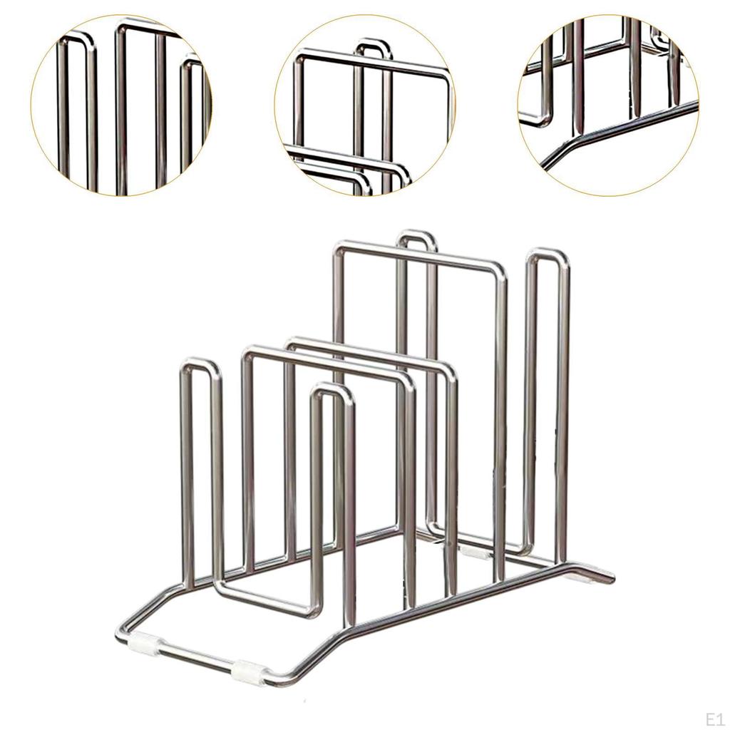 Подставка для разделочной доски, металлическая кухонная утварь, держатель для крышек кастрюль, органайзер для резки