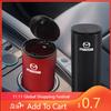 2025 Hot Car Cup Trash Can Aluminum Alloy Garbage Bin Ashtray For Mazda 2 6 3 CX5 CX80 CX70 CX90 MX30 CX60 CX50 CX30 BT50 e-TPV