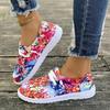 Slip-on Shoes 2025 New Platform Plate Shoes Lace-up Low-top Plus-size Fashion Athleisure Single Shoes for Women