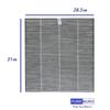 PUREBURG FZ-F28SF Replacement HEPA filter Compatible with SHARP FU-F28-A FU-F28-P FU-G30-A FU-G30-P FU-H30-A FU-H30-P FU-J30-W FU-L30-W Air purifier,