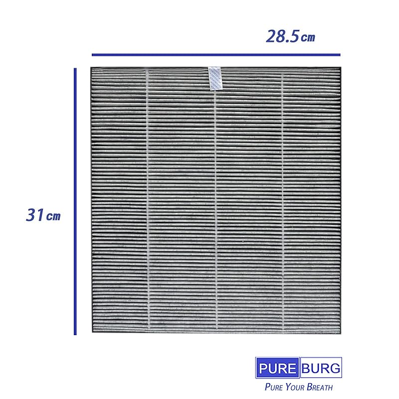PUREBURG FZ-F28SF Replacement HEPA filter Compatible with SHARP FU-F28-A FU-F28-P FU-G30-A FU-G30-P FU-H30-A FU-H30-P FU-J30-W FU-L30-W Air purifier,