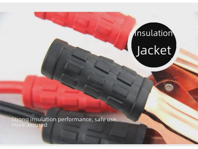 Кабель для подключения аккумулятора автомобиля повышенной прочности 500 А с зажимом Fire Wire