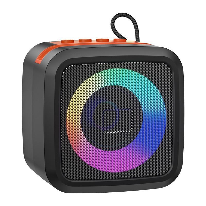 Мини-портативная Bluetooth-колонка с держателем для телефона, RGB-подсветкой, супербасом и 10 часами воспроизведения для путешествий