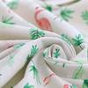 Cartoon Polyester Cotton Imitation Linen Small Fresh Flamingo Printed Tablecloth Coffee Table Tablecloth