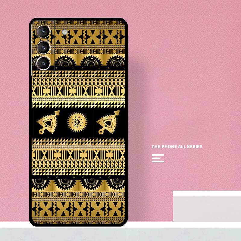 Чехол для телефона Fijian Masi Tapa для Samsung Galaxy S25 S26 Ultra S20 S21 S22 S23 S24 Plus S10 S25 FE Обложка Coque