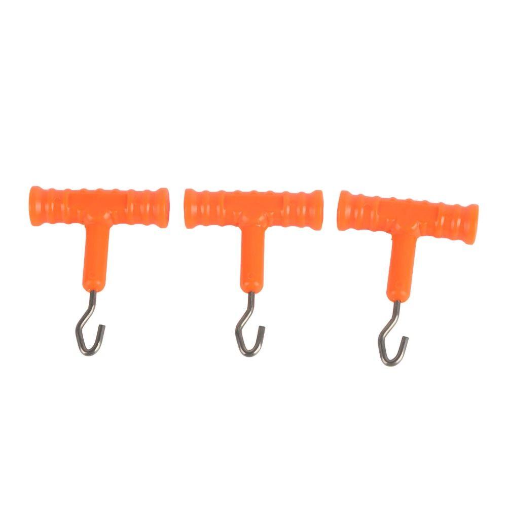 10 Pcs Stainless Steel Fishing Knot Puller T Shape Handle Rig Puller Knot Tools Outdoor Fishing
